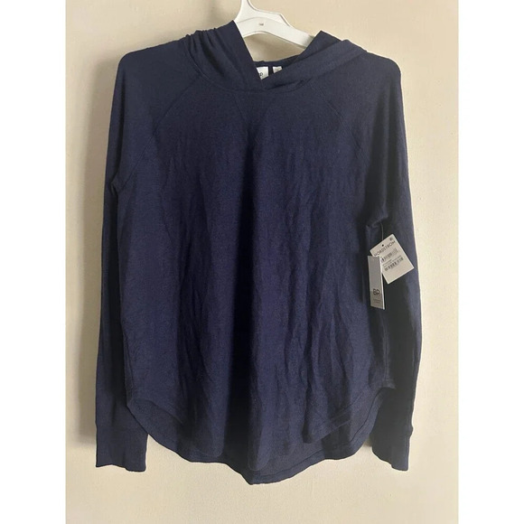 bp Other - NWT BP Women's Blue Long Sleeve Lounge top Hooded Size M